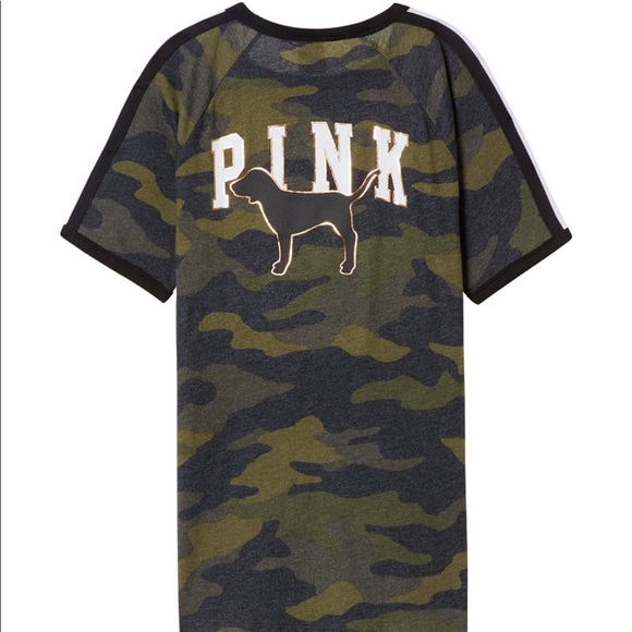 PINK Victoria's Secret Tops - VS PINK Perfect Ringer Crew T-Shirt